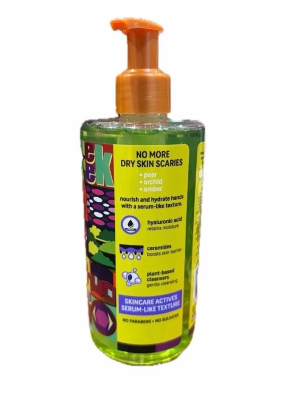 Tree Hut Frankenshine Green & Orange Kids Hand Wash - Serum-Infused
